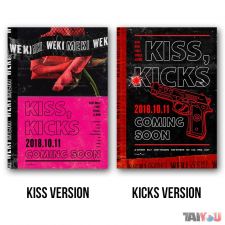 WEKI MEKI - Kiss, Kicks - 1st Single Album
