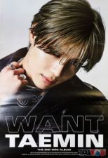 Poster officiel - Taemin (SHINee) - WANT - Version A