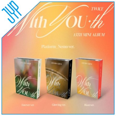 [SET NEMO JYP SHOP] TWICE - With YOU-th - Mini Album Vol.13