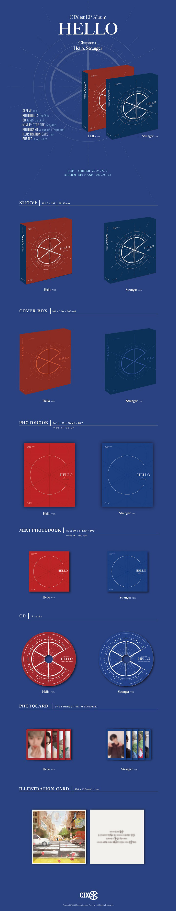 Visuel CIX 1st Mini album