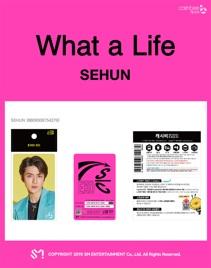 Cashbee Card EXO SC - Sehun