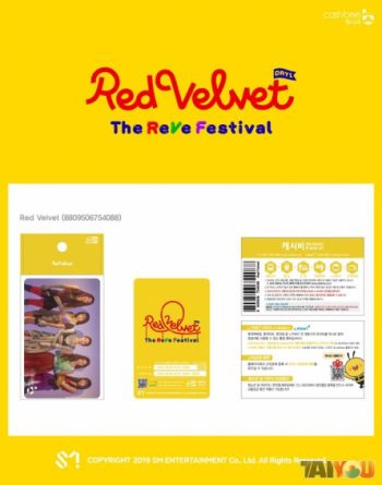 Carte de transport - Red Velvet