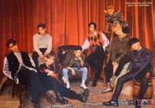 Poster officiel - ATEEZ - TREASURE EP.FIN : All To Action - Version B (Noir)