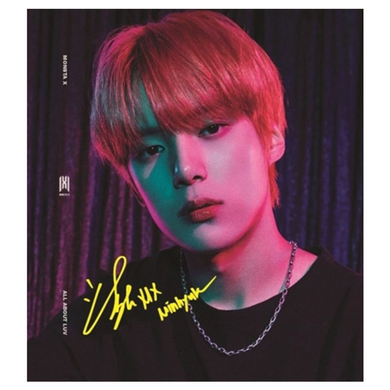 Monsta X All About Luv Full Art Minhyuk Standard Casemade Book 6 Taiyou
