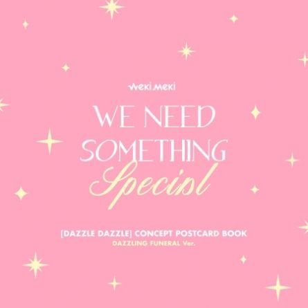 WEKI MEKI - DIGITAL SINGLE [DAZZLE DAZZLE] OFFICIAL - Postcard Book (Dazzling Funeral ver.)