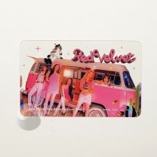 Carte transparente - Red Velvet [ X-174 ]