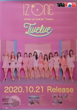 Poster Officiel - IZ*ONE - Twelve - JAPAN 1st Album