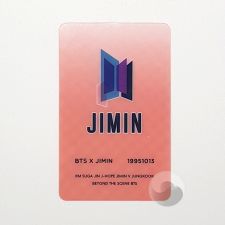 Carte transparente - Jimin (BTS) [ 426 ]
