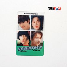 Carte transparente -  SEVENTEEN [ X-387 ]