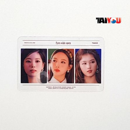 Carte transparente - Dahyun-Nayeon-Sana (TWICE) [ X-215 ]