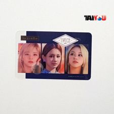 Carte transparente - Jeongyeon-Tzuyu-Chaeyoung (TWICE) [ X-216 ]