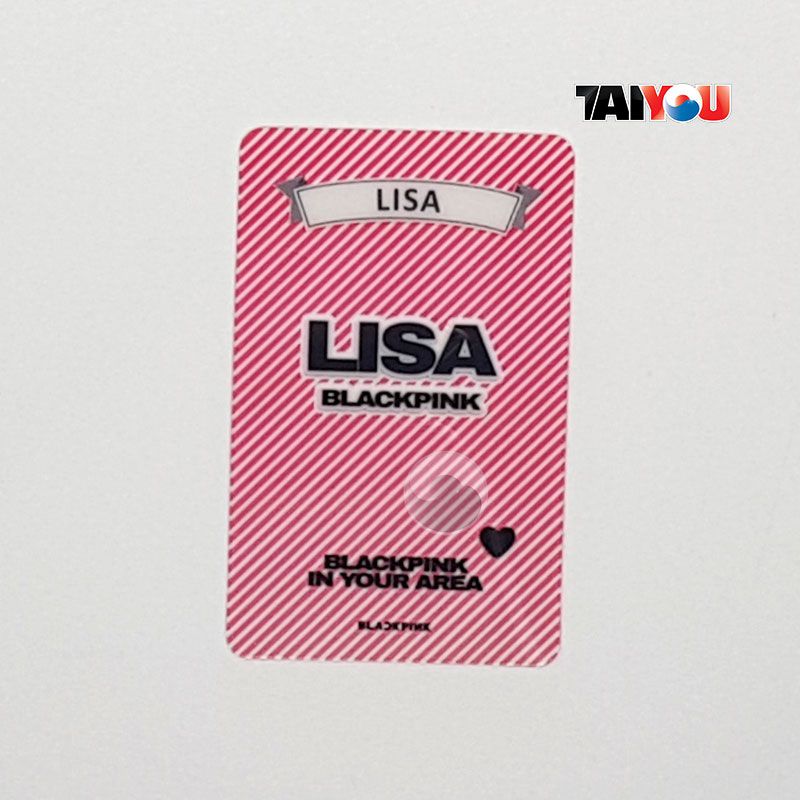 Carte transparente - Lisa (BLACKPINK) [ 290 ] > TAIYOU