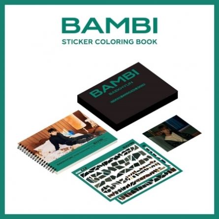 BAEKHYUN (EXO) - BAMBI - Sticker Coloring Book