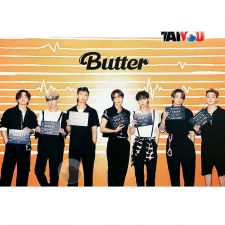 Poster Officiel - BTS - Butter - Ver. Cream