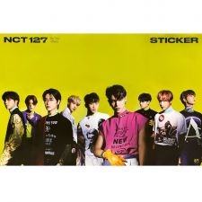 Poster Officiel - NCT 127 - Sticker (Sticky Ver.) - Album Vol.3