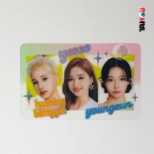 Carte transparente - Huening Bahiyyih & Yeseo & Youngeun (Kep1er) [ 64 ]