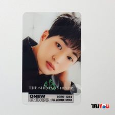 Carte transparente - Onew (SHINee) [ 649 ]