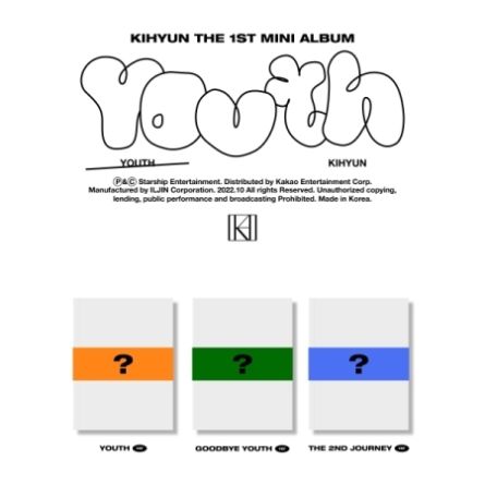 KIHYUN - YOUTH - Mini Album Vol.1
