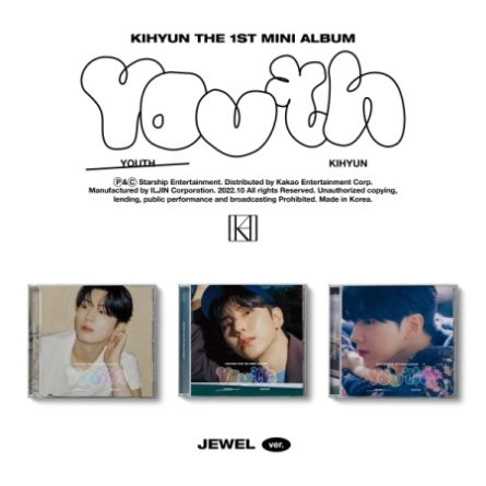 [JEWEL] KIHYUN - YOUTH (Jewel Ver.) - Mini Album Vol.1