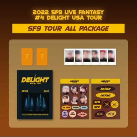 SF9 - 2022 SF9 Live Fantasy #4 Delight USA Tour - All Package