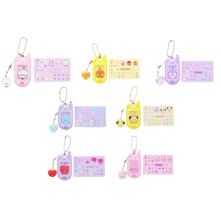 BTS - BT21- minini Retro Phone Keyring