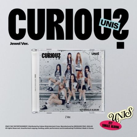 [DIGIPACK] UNIS - Curious - Single Album Vol.1