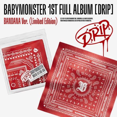 [BANDANA] BABYMONSTER - DRIP - Album Vol.1 (Limited Edition)