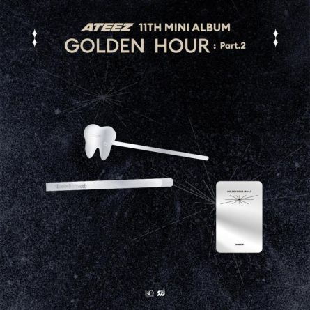 ATEEZ - GOLDEN HOUR Part.2 [POP-UP MD] - Ice On My Teeth HAIRPIN SET