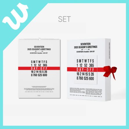 [BONUS SET WV] SEVENTEEN - 2025 SEASON'S GREETINGS + Wall Calendar - DAY-OFF
