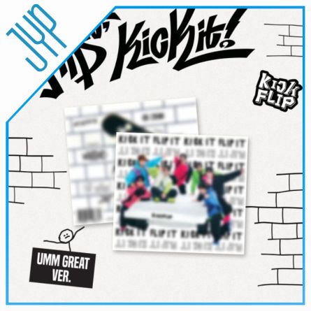 [BONUS JYP] KickFlip - Flip it, Kick it! - Mini Album Vol.1 (Umm Great Ver.)