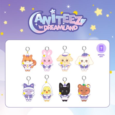 ATEEZ - ANITEEZ IN DREAMLAND - PLUSH KEYRING (Guardian Angel)