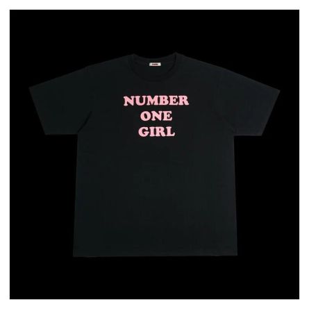 ROSÉ - ROSIE - NUMBER ONE GIRL BLACK T-SHIRT