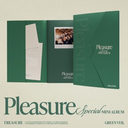 TREASURE - PLEASURE - Special Mini Album (GREEN Ver.)