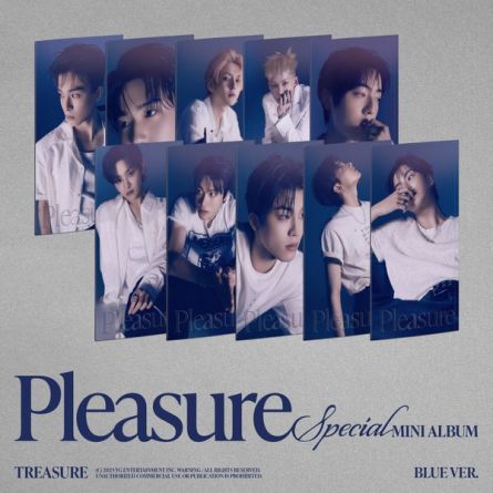 [MEMBER] TREASURE - PLEASURE - Special Mini Album (BLUE Ver.)