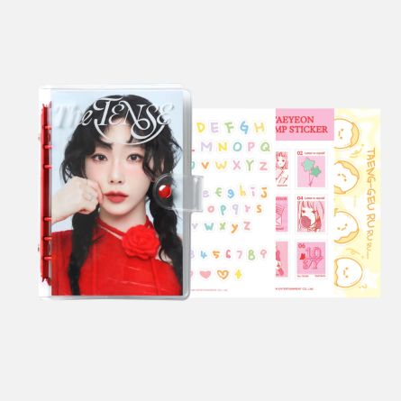 TAEYEON - 2025 The TENSE Concert - Photocard Binder + Sticker Set