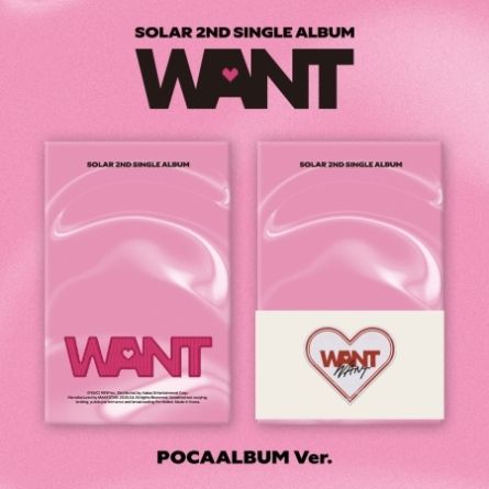 [POCA] SOLAR (MAMAMOO) - WANT - Single Album Vol.2