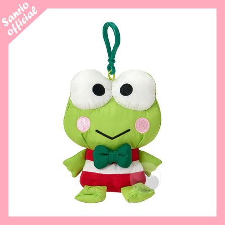 SANRIO - Keroppi - Nylon Plush Keyring "fuwhasha kids"