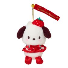 SANRIO - Pocchaco - Peluche "Ichigo Newspaper 50th Anniversary"