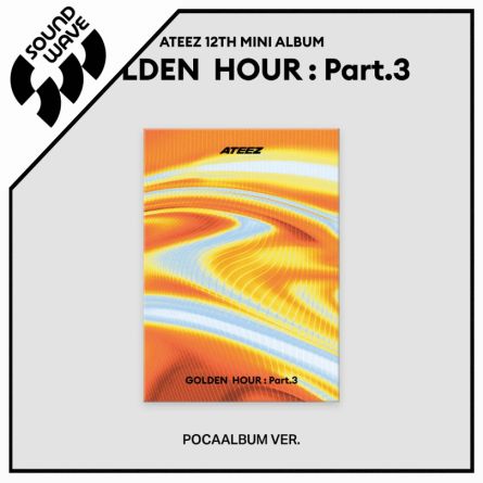 [POB SW] ATEEZ - GOLDEN HOUR : Part.3 - Mini Album Vol.12 (POCA ver.)