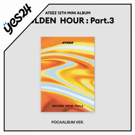 [POB Yes24] ATEEZ - GOLDEN HOUR : Part.3 - Mini Album Vol.12 (POCA ver.)