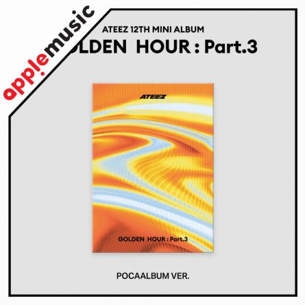 [POB Applemusic] ATEEZ - GOLDEN HOUR : Part.3 - Mini Album Vol.12 (POCA ver.)