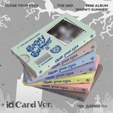 [POCA] CLOSE YOUR EYES - Snowy Summer - Mini Album Vol.2 (ID Card Ver.)