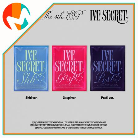 [POB MS] IVE - IVE SECRET - Mini Album Vol.4