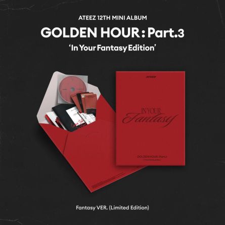[LIMITED] ATEEZ - GOLDEN HOUR : Part.3 - Mini Album Vol.12 (In Your Fantasy Edition)