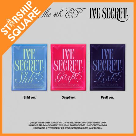 [BONUS STSQ] IVE - IVE SECRET - Mini Album Vol.4 (Photobook ver.)