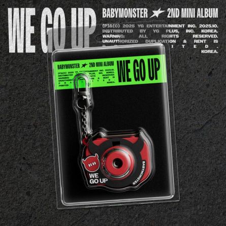 [QR] BABYMONSTER - WE GO UP - Mini Album Vol.2 (Mini Beam Keyring Ver.)
