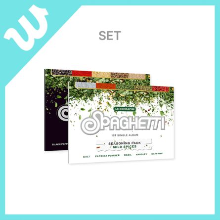 [SET BONUS WV] LE SSERAFIM - SPAGHETTI - Single Album Vol.1 (Weverse ver.)