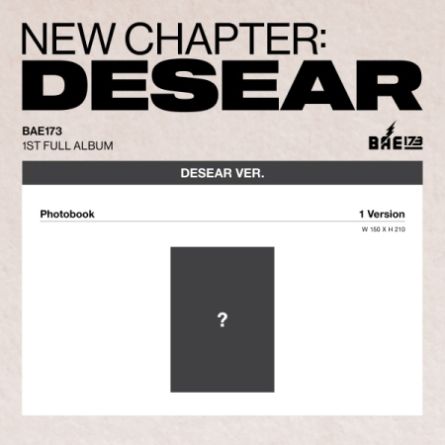 BAE173 - New Chapter : DESEAR - Album Vol.1 (Desear ver.)