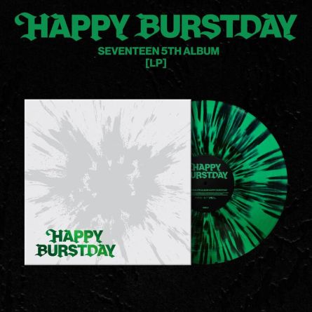 [LP] SEVENTEEN - HAPPY BURSTDAY - Album Vol.5 (Black Splatter & Evergreen Color)