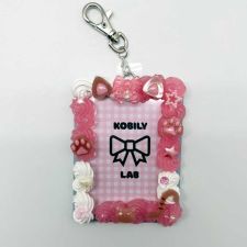 KOBILY LAB - Photocard Holder (Chat rose)